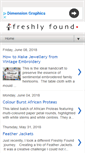 Mobile Screenshot of freshlyfound.blogspot.com