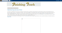 Desktop Screenshot of finishingtouchvt.blogspot.com