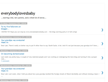 Tablet Screenshot of everybodylovesbaby.blogspot.com