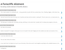 Tablet Screenshot of feniscliffeallotments.blogspot.com
