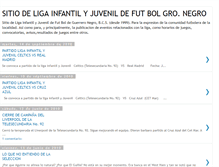 Tablet Screenshot of liga-infantil-y-juvenil-gro-negro.blogspot.com