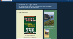 Desktop Screenshot of literaturaenloquesomos.blogspot.com