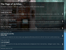 Tablet Screenshot of pageofachilles.blogspot.com