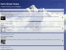 Tablet Screenshot of netsbridalnotes.blogspot.com
