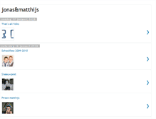 Tablet Screenshot of jonas-matthijs.blogspot.com
