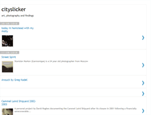 Tablet Screenshot of cityandslicker.blogspot.com