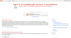 Desktop Screenshot of dontwaterboardruralcalifornia.blogspot.com