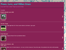 Tablet Screenshot of peaceloveanddillangrace.blogspot.com