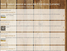 Tablet Screenshot of naissancedenotremaisonpassive.blogspot.com