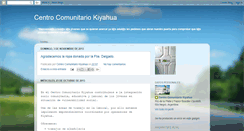 Desktop Screenshot of centrocomunitariokiyahua.blogspot.com