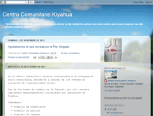 Tablet Screenshot of centrocomunitariokiyahua.blogspot.com