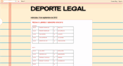 Desktop Screenshot of deportelegal.blogspot.com