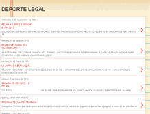 Tablet Screenshot of deportelegal.blogspot.com
