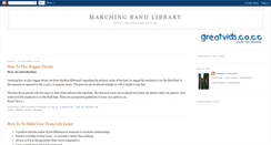 Desktop Screenshot of marching-library.blogspot.com