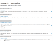 Tablet Screenshot of manualidades-con-angeles.blogspot.com