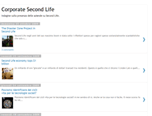 Tablet Screenshot of corporatesecondlife.blogspot.com