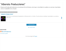 Tablet Screenshot of alborotoproducciones.blogspot.com