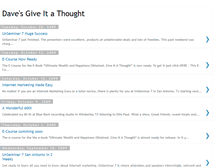 Tablet Screenshot of davesgiveitathought.blogspot.com
