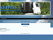 Tablet Screenshot of davisperu.blogspot.com