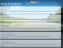 Tablet Screenshot of beruf-studenten.blogspot.com