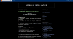 Desktop Screenshot of derecho-corporativo.blogspot.com