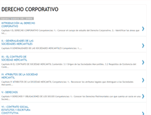 Tablet Screenshot of derecho-corporativo.blogspot.com