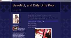 Desktop Screenshot of beautifulanddirtydirtypoor.blogspot.com