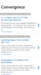 Mobile Screenshot of convergencetheme.blogspot.com