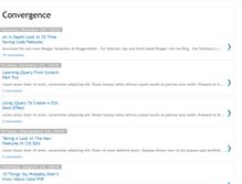 Tablet Screenshot of convergencetheme.blogspot.com