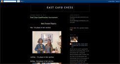 Desktop Screenshot of eastcayochess.blogspot.com