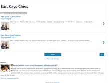 Tablet Screenshot of eastcayochess.blogspot.com