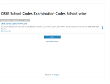 Tablet Screenshot of cbseschoolcodes.blogspot.com