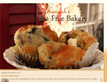 Tablet Screenshot of hannahsgfbakery.blogspot.com