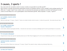 Tablet Screenshot of 3causes3sports.blogspot.com