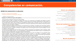 Desktop Screenshot of competenciasycomunicacion.blogspot.com