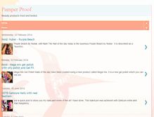 Tablet Screenshot of pamperproof.blogspot.com