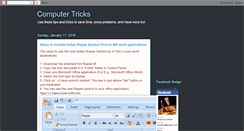 Desktop Screenshot of gcscomputertricks.blogspot.com