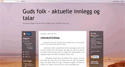 Desktop Screenshot of gudsfolk.blogspot.com