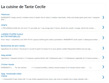 Tablet Screenshot of lacuisinedetantececile.blogspot.com