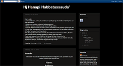 Desktop Screenshot of hjhanapihabbatussauda.blogspot.com