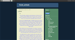 Desktop Screenshot of forestanimals-alsam3rcom.blogspot.com