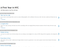 Tablet Screenshot of firstyearinny.blogspot.com