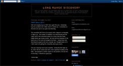 Desktop Screenshot of longrangediscovery.blogspot.com