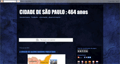 Desktop Screenshot of cidadedesaopaulo-historia.blogspot.com