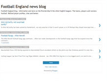 Tablet Screenshot of football-england.blogspot.com