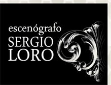 Tablet Screenshot of escenografoloro-sergio.blogspot.com