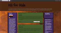 Desktop Screenshot of kiliforkids2011.blogspot.com
