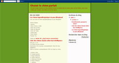 Desktop Screenshot of le-chien-parfait.blogspot.com