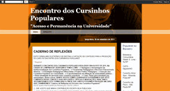 Desktop Screenshot of forumdospopulares2011.blogspot.com