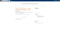 Desktop Screenshot of fernanda-fernandapedagoga.blogspot.com